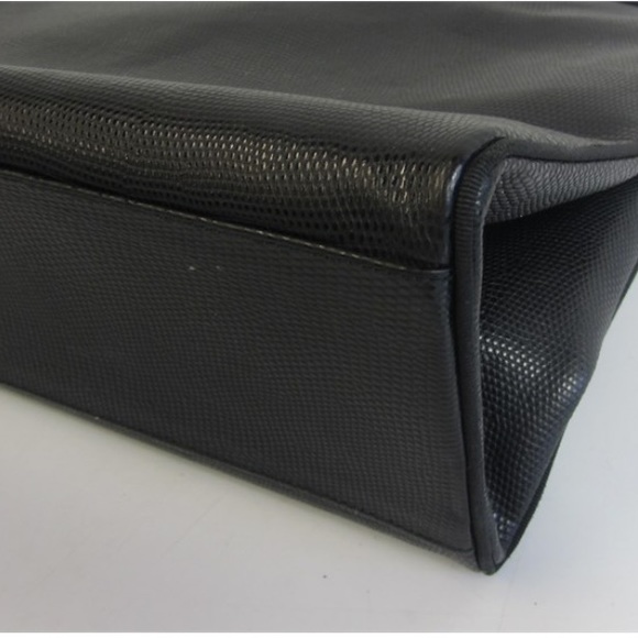 Salvatore Ferragamo Lizard Embossed Vara Shopper Bag - Picture 4 of 14